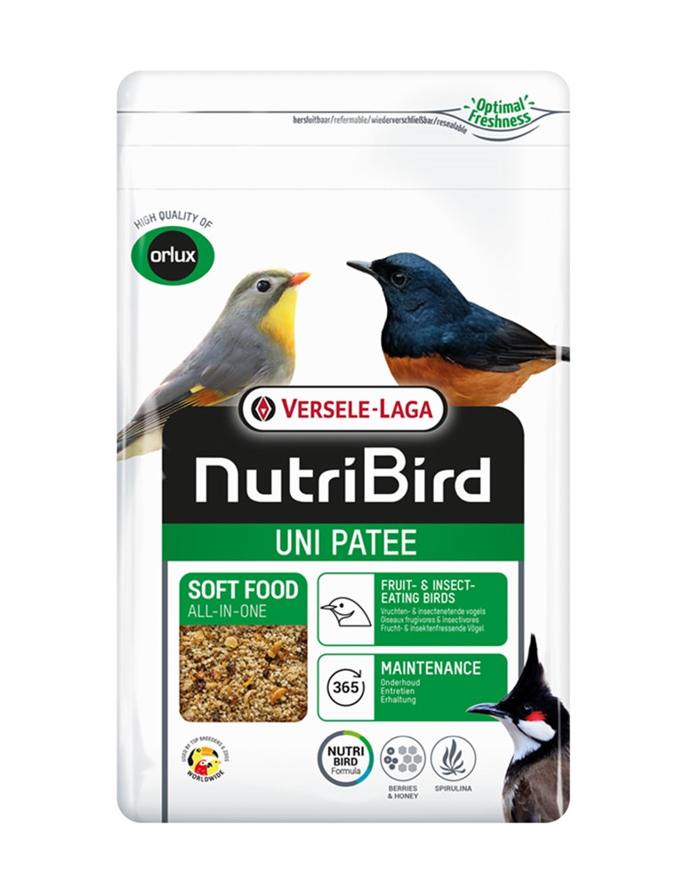 Nutribird Remiline 1 kg - Granulés Universels aux Baies pour Oiseaux  Frugivores et Insectivores : 4,62 €