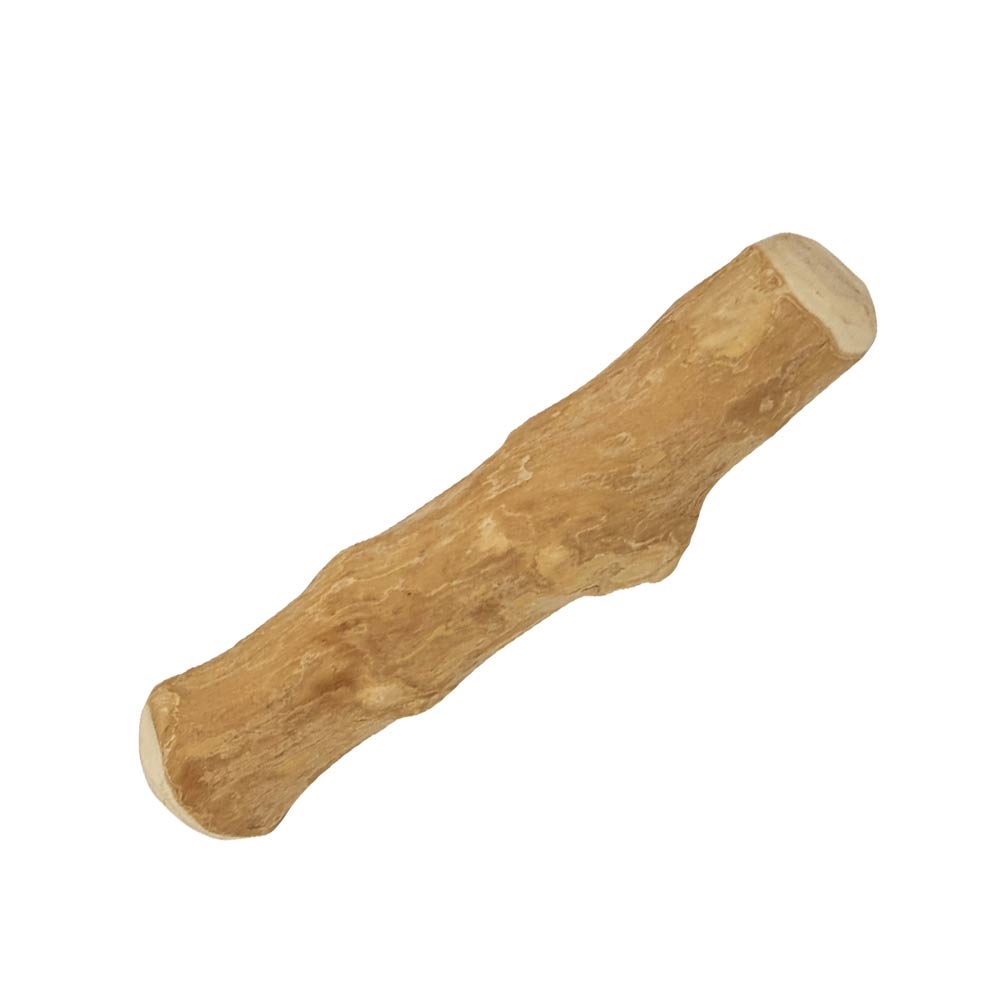 Compressed wood outlet dog chew